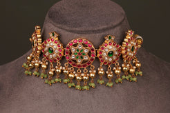 Jadau Kundan Choker Set(KC01) - Pure Allure