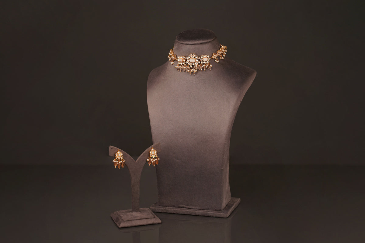 Akruti Necklace Set (KC68) - Pure Allure