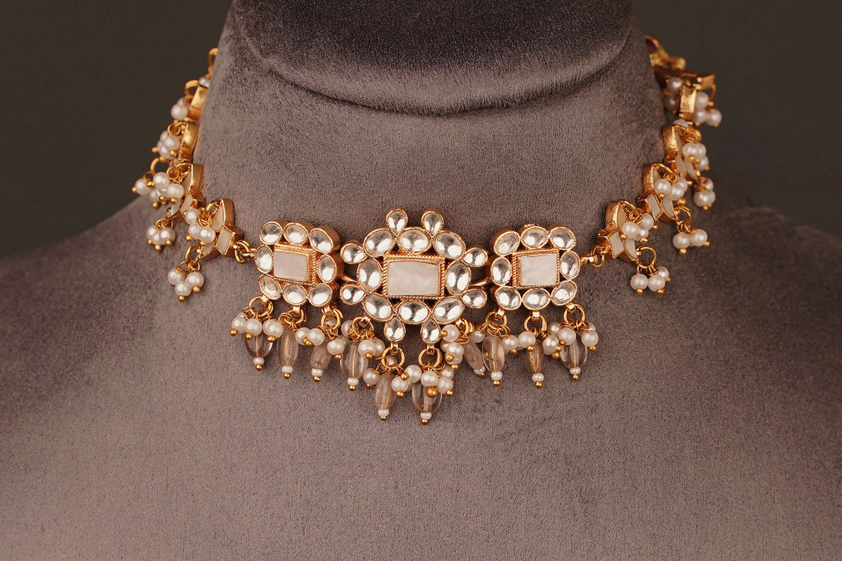 Akruti Necklace Set (KC68) - Pure Allure