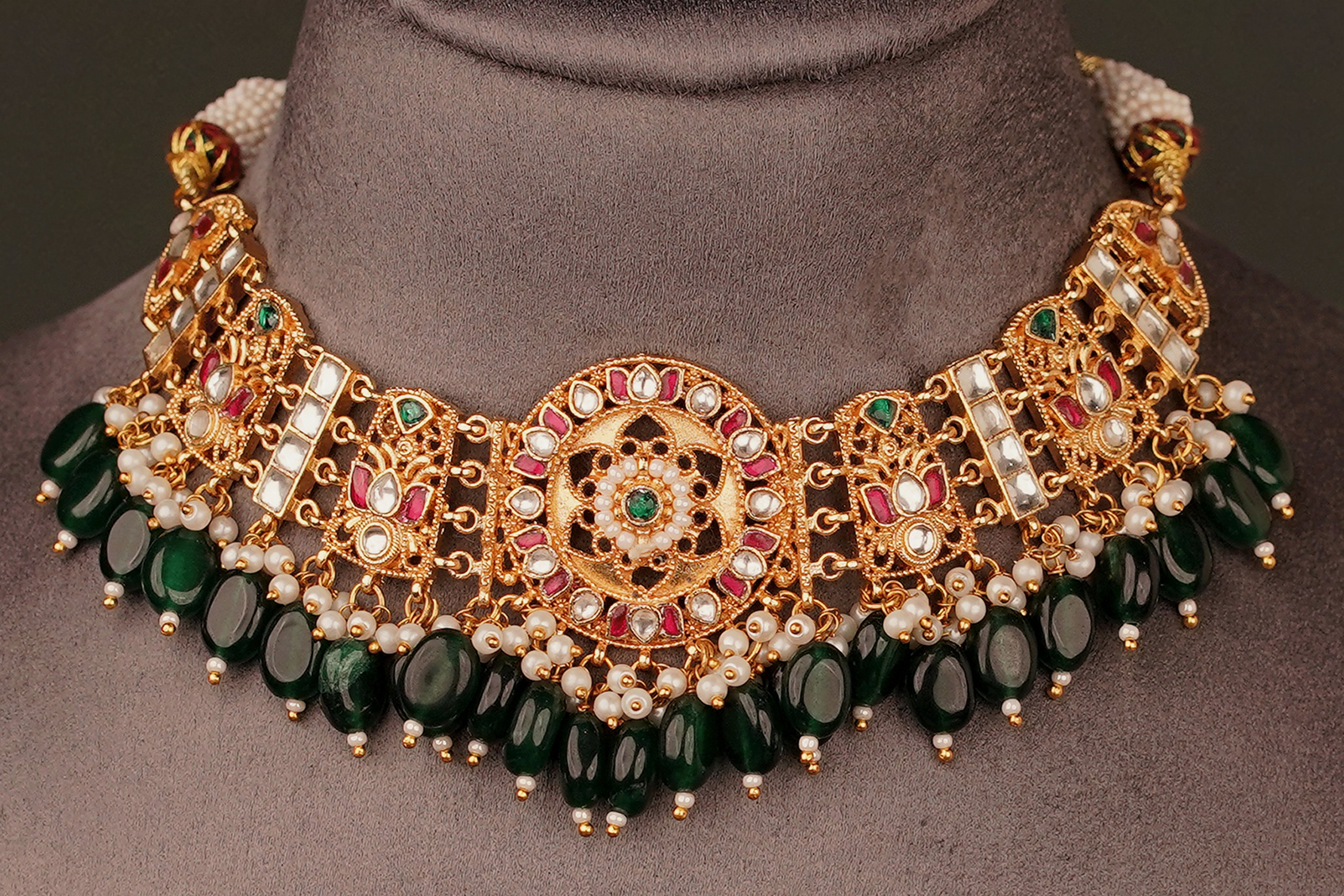 Simla Kundan Necklace(KN11) - Pure Allure