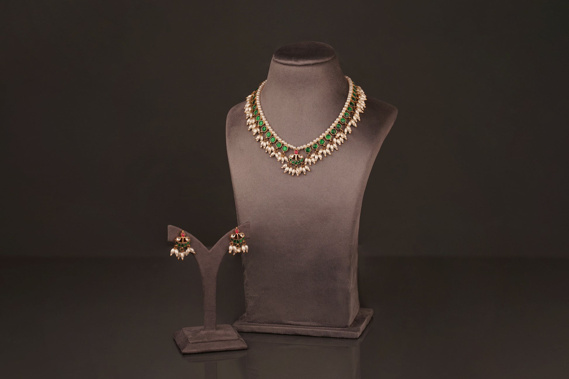 Mallika Necklace Set (KN68) - Pure Allure