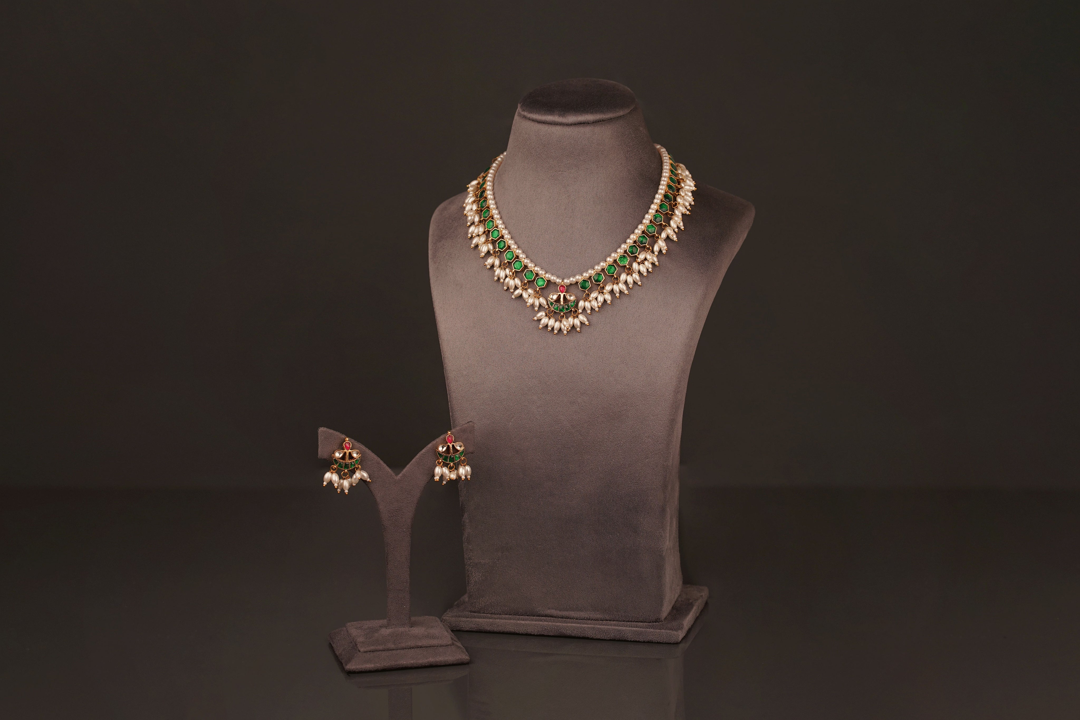 Mallika Necklace Set (KN68) - Pure Allure