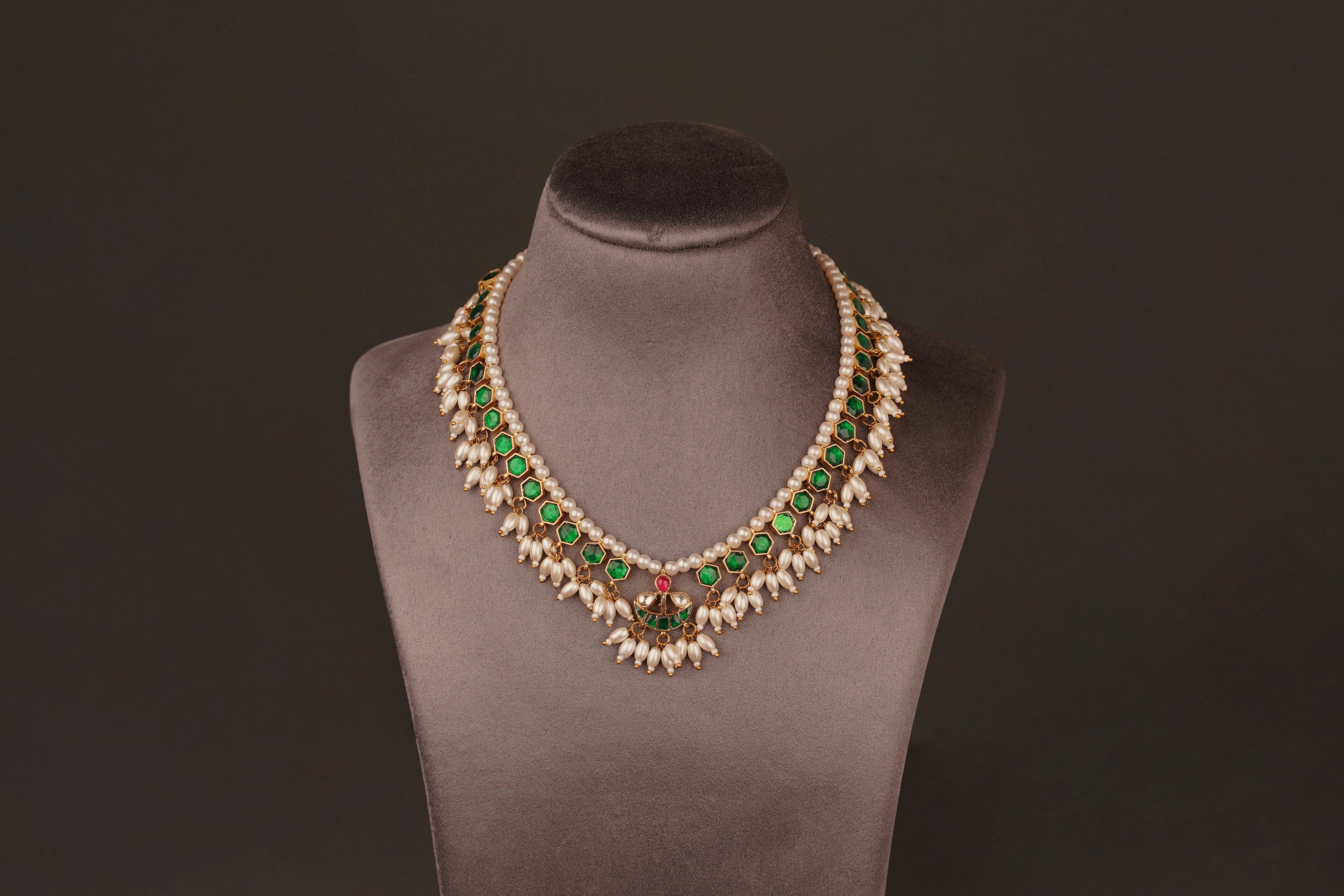 Mallika Necklace Set (KN68) - Pure Allure