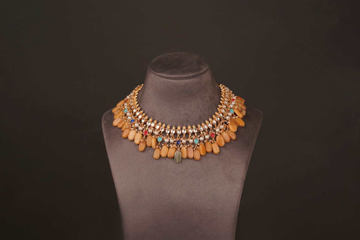 Tiara Necklace Set(KN100) - Pure Allure