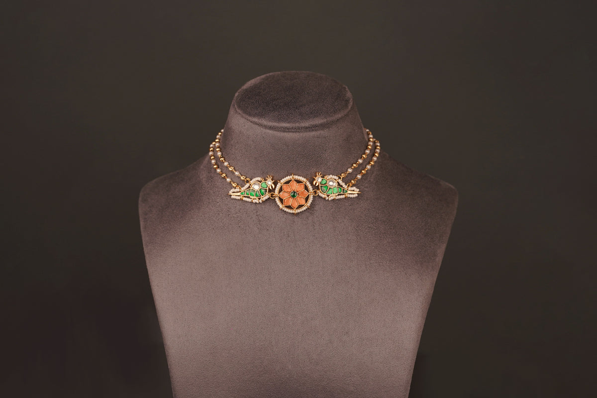 Jasmine Necklace set(KN153) - Pure Allure