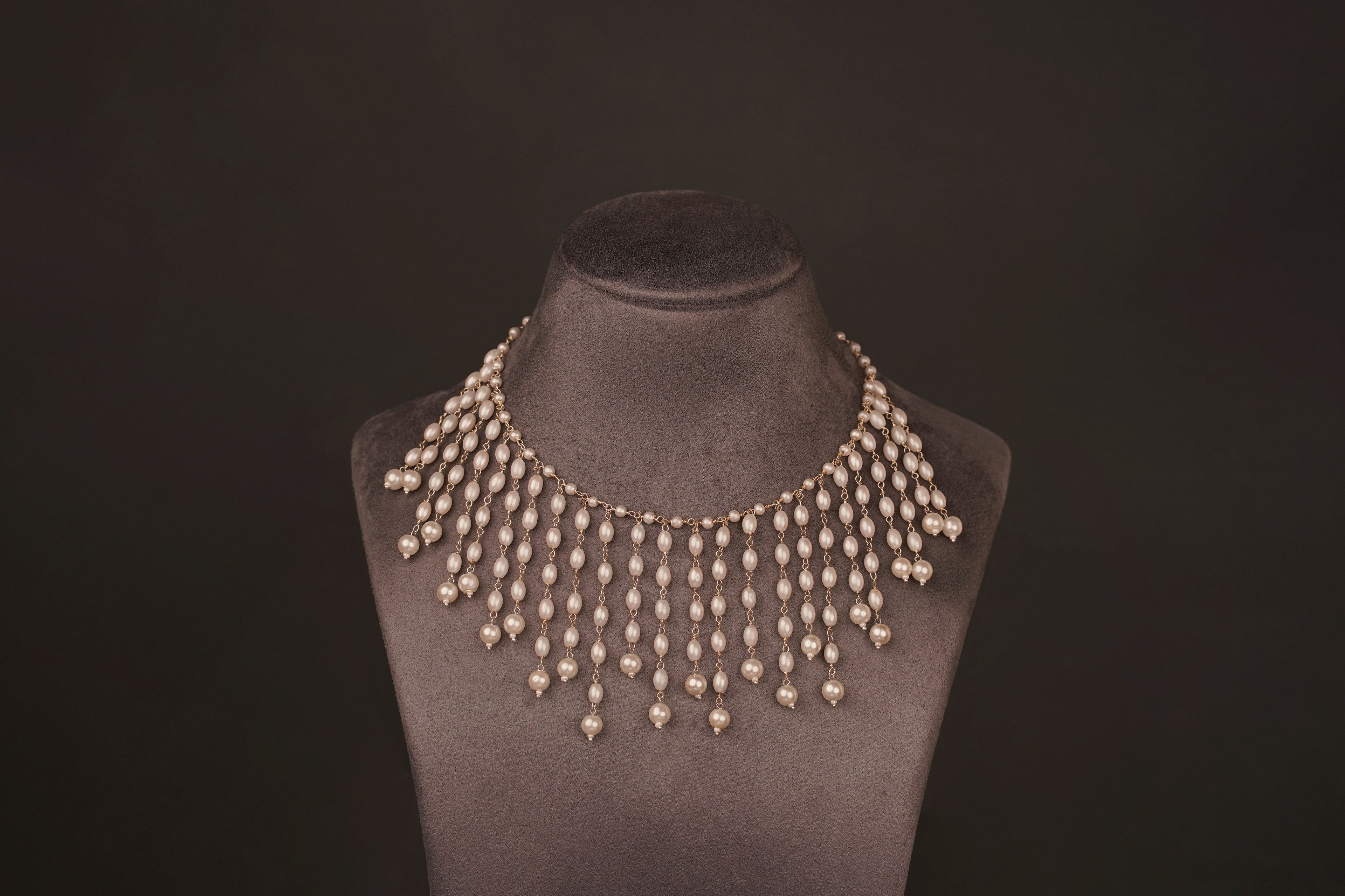 Aria Pearls Necklaceset(N149) - Pure Allure