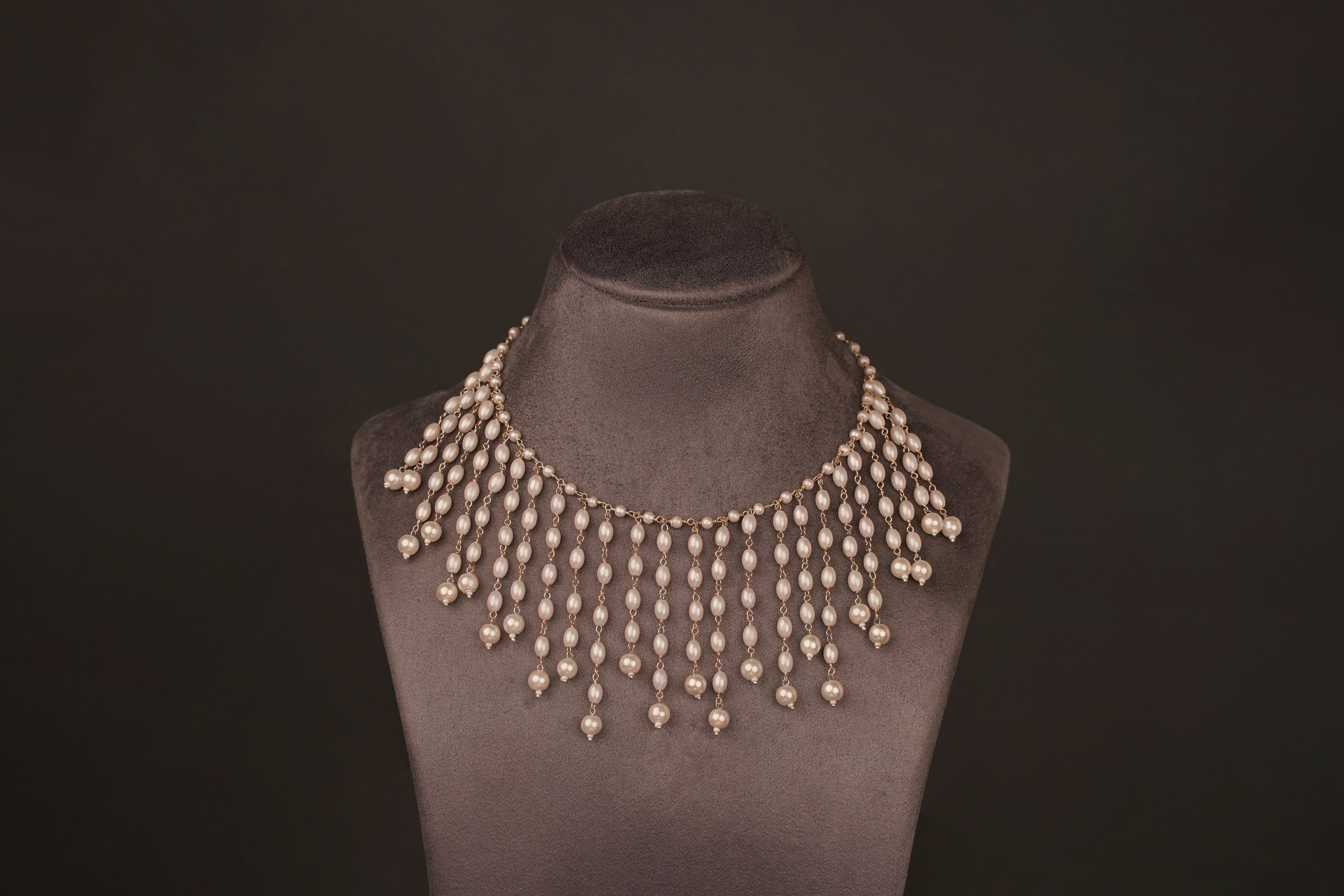Aria Pearls Necklaceset(N149) - Pure Allure