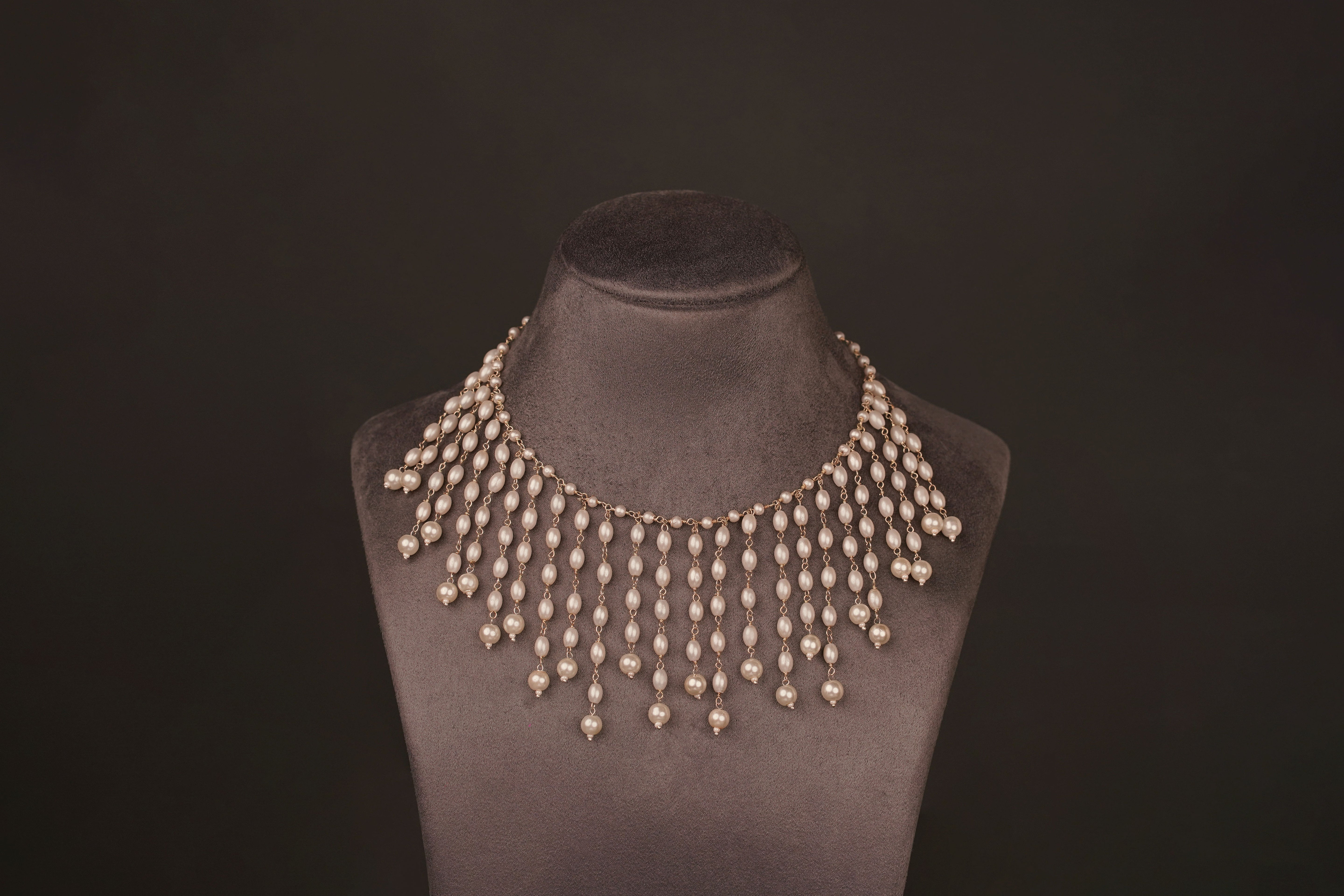 Aria Pearls Necklaceset(N149) - Pure Allure