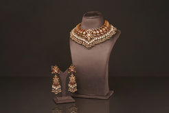 Mufeeda Bridal Necklace Set (KN81) - Pure Allure