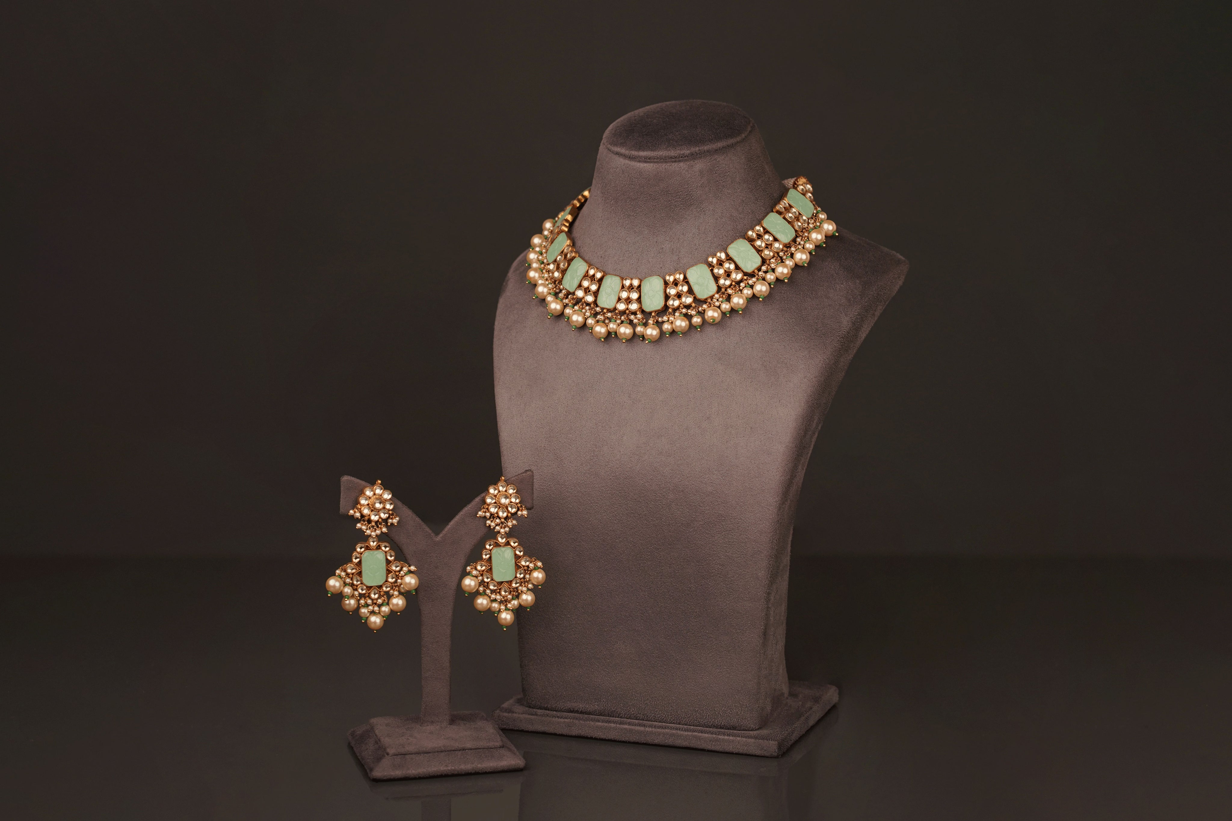 Samaira Necklace Set(KN51) - Pure Allure