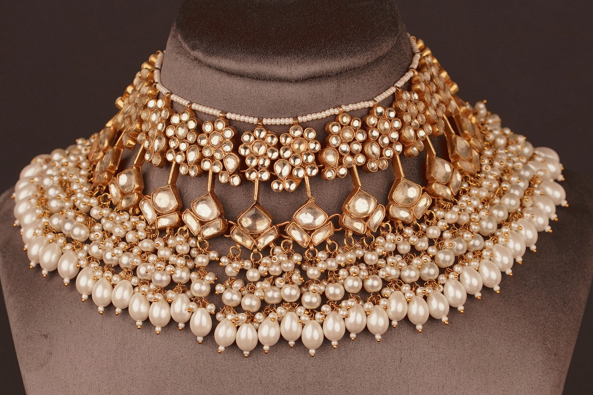 Kalaivani Bridal Necklace Set (KN79) - Pure Allure