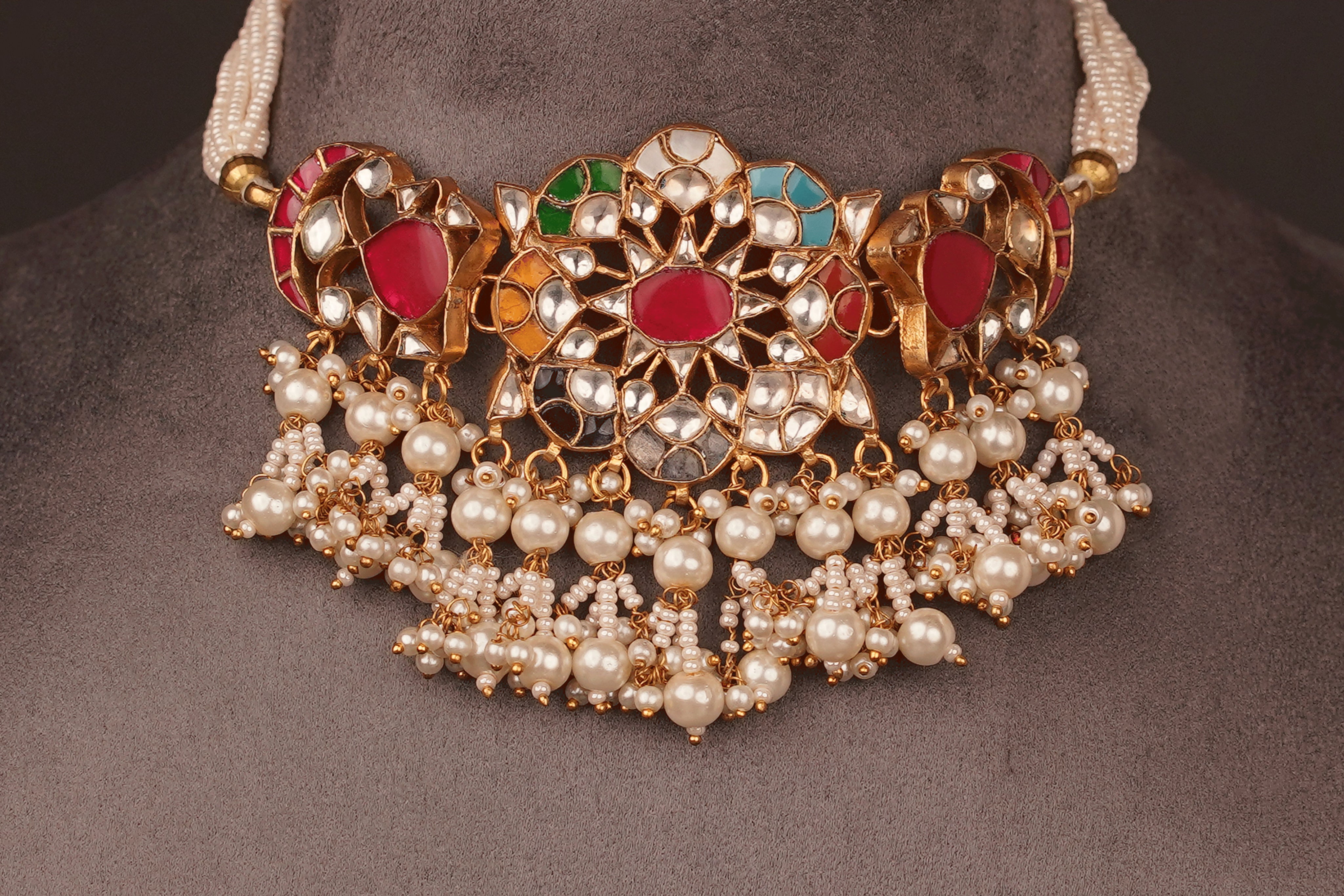 Nanditha Choker Set(KC39) - Pure Allure