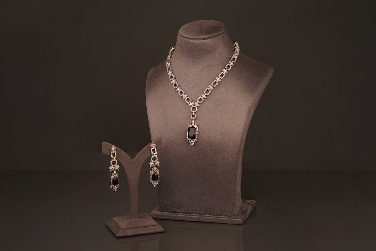 Fincy Statement Necklace Set(ZN08) - Pure Allure