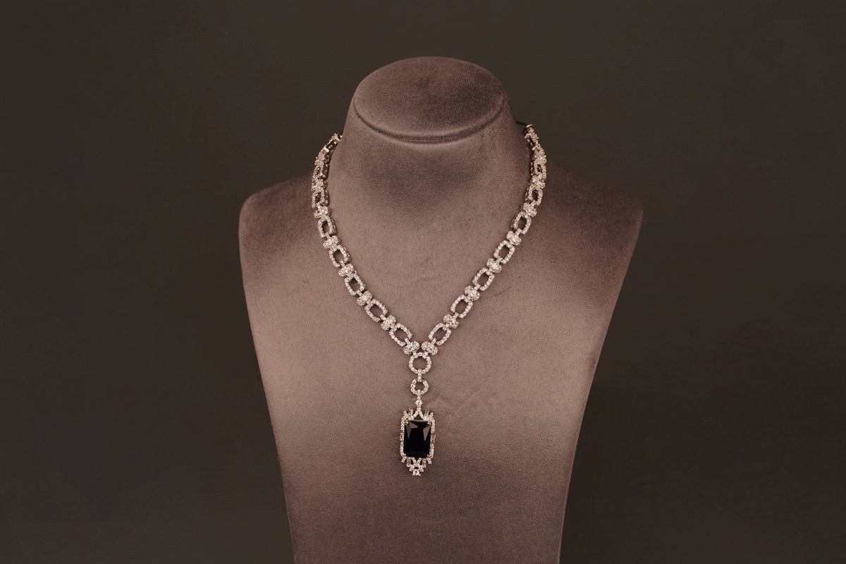 Fincy Statement Necklace Set(ZN08) - Pure Allure