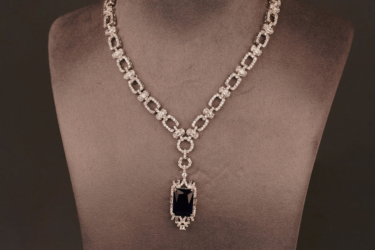 Fincy Statement Necklace Set(ZN08) - Pure Allure