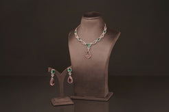 Rossie Statement Necklace Set(ZN05) - Pure Allure