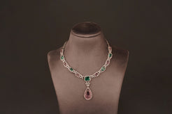 Rossie Statement Necklace Set(ZN05) - Pure Allure