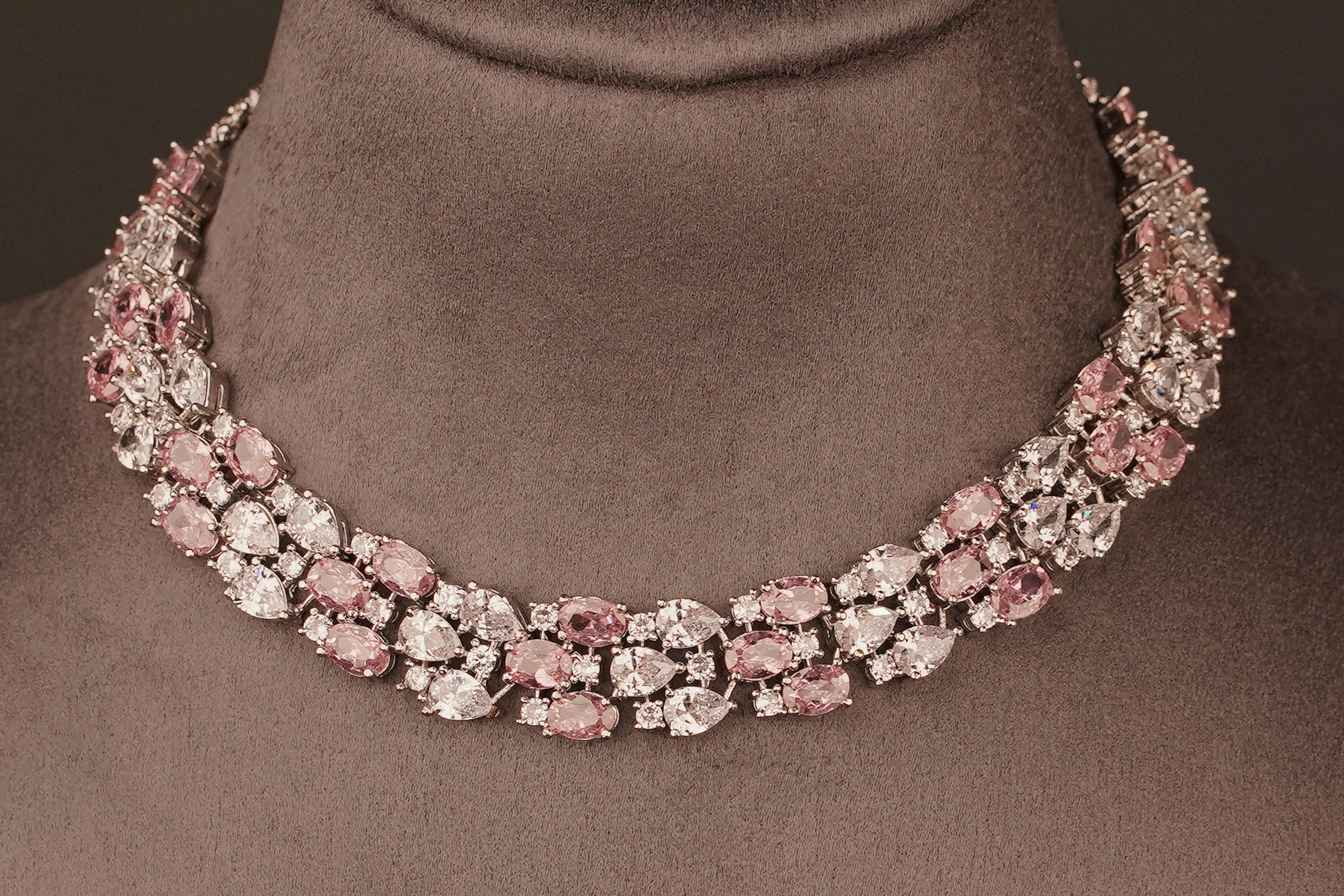 Sandria Statement Necklace Set(ZN04) - Pure Allure