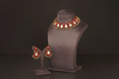 Anarkali Necklace Set(KN28) - Pure Allure