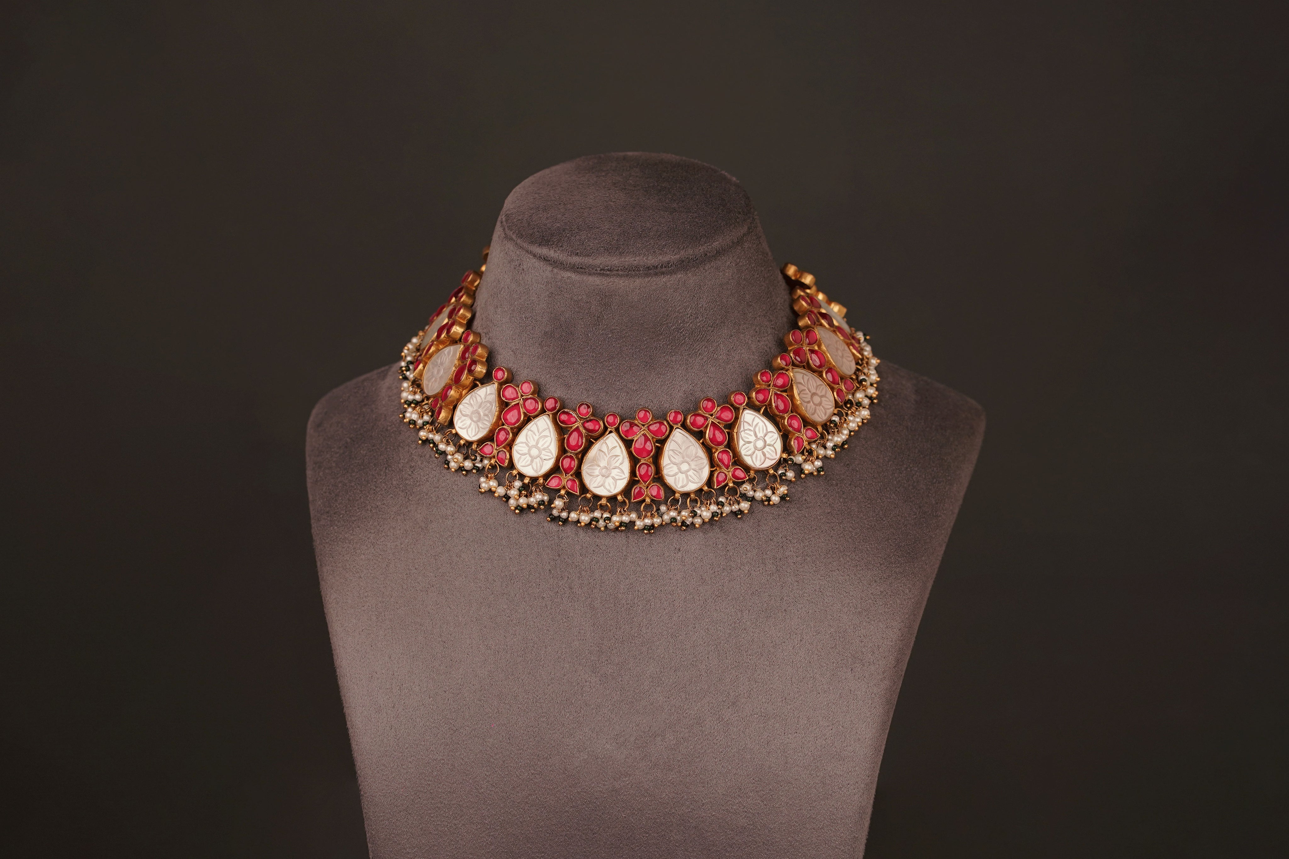Anarkali Necklace Set(KN28) - Pure Allure