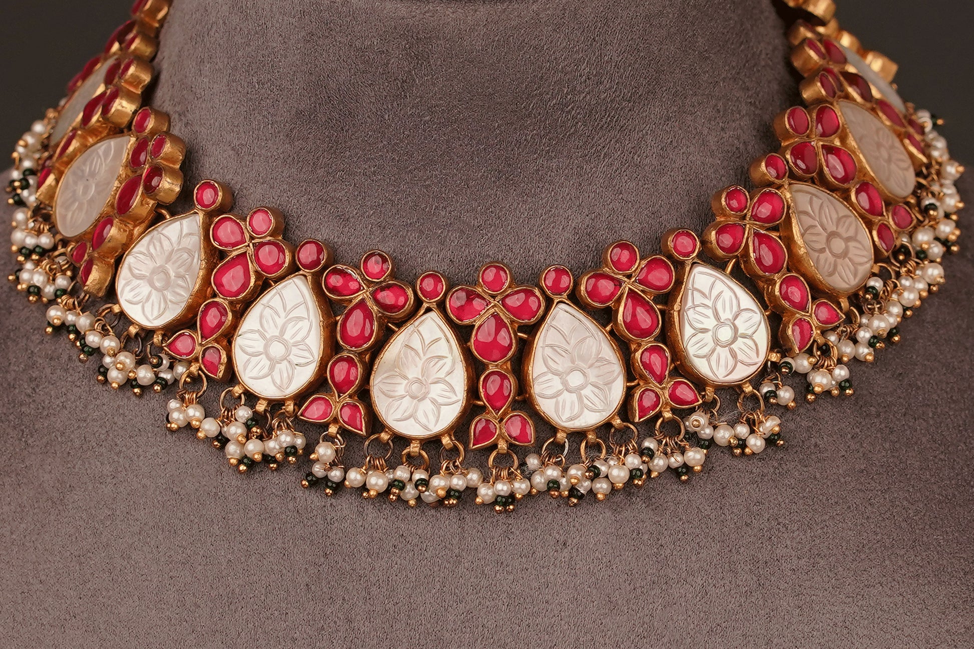 Anarkali Necklace Set(KN28) - Pure Allure