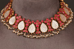 Anarkali Necklace Set(KN28) - Pure Allure