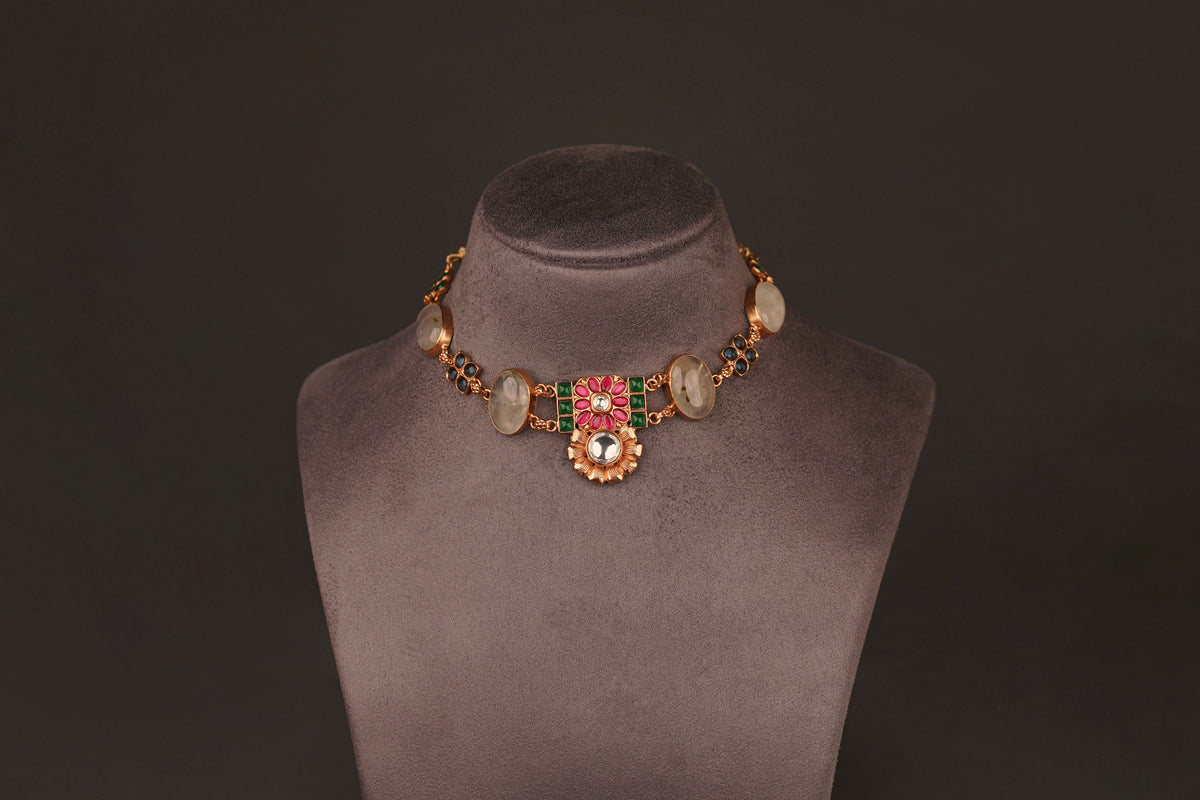 Arati Necklace set(KN176)) - Pure Allure
