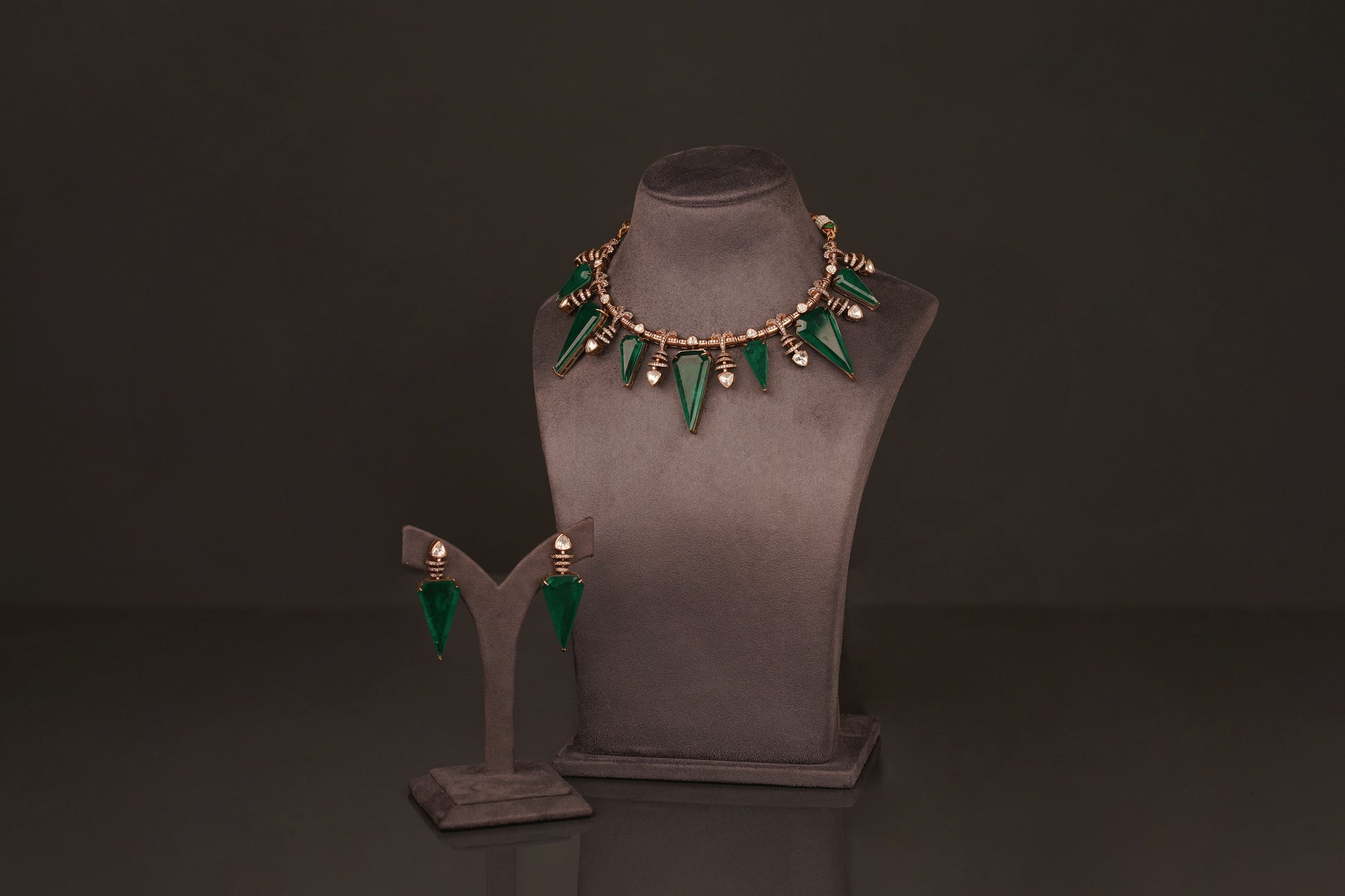 Swaroopa Statement Necklace Set(PN05) - Pure Allure