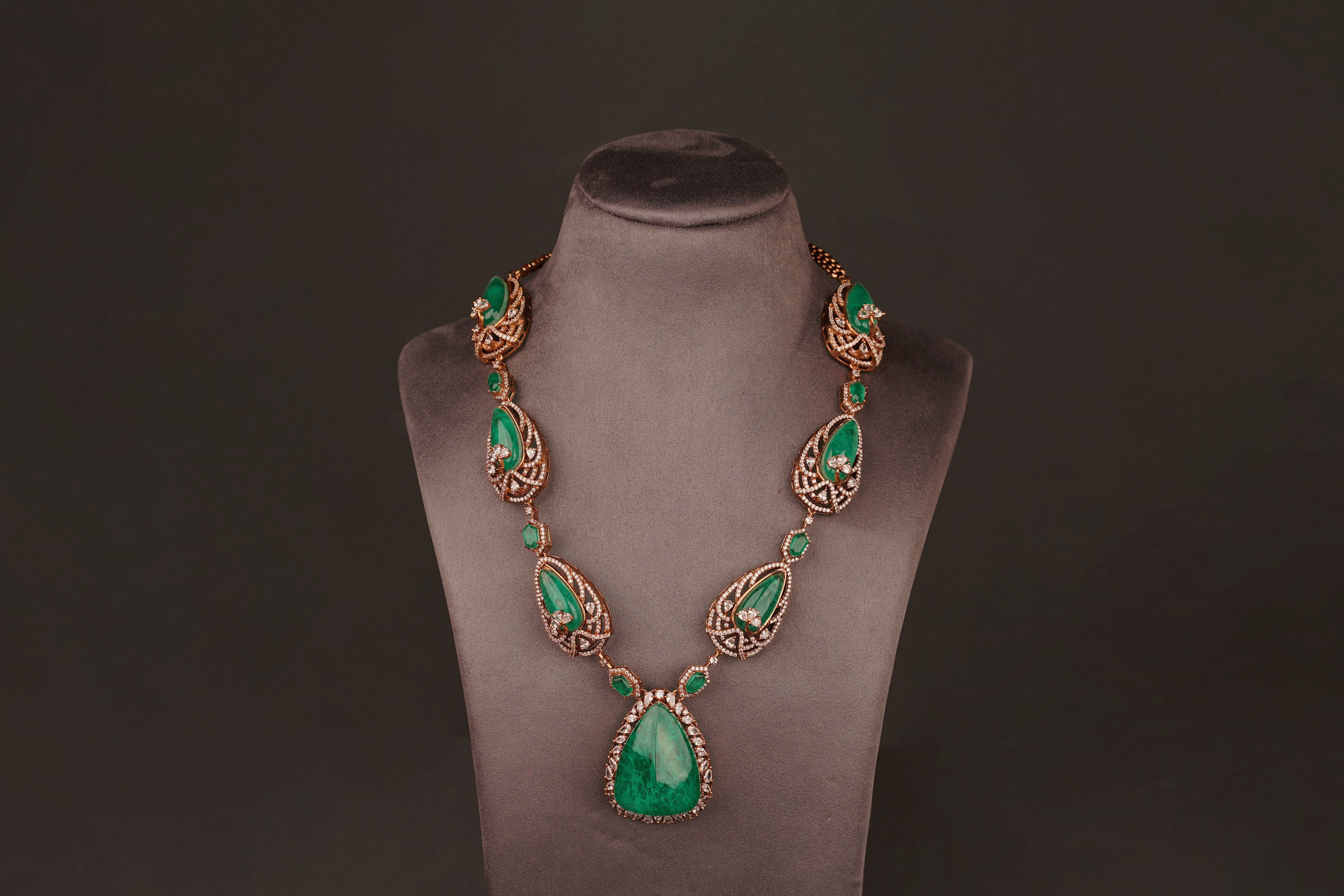 Pragyan Necklace Set(N91) - Pure Allure