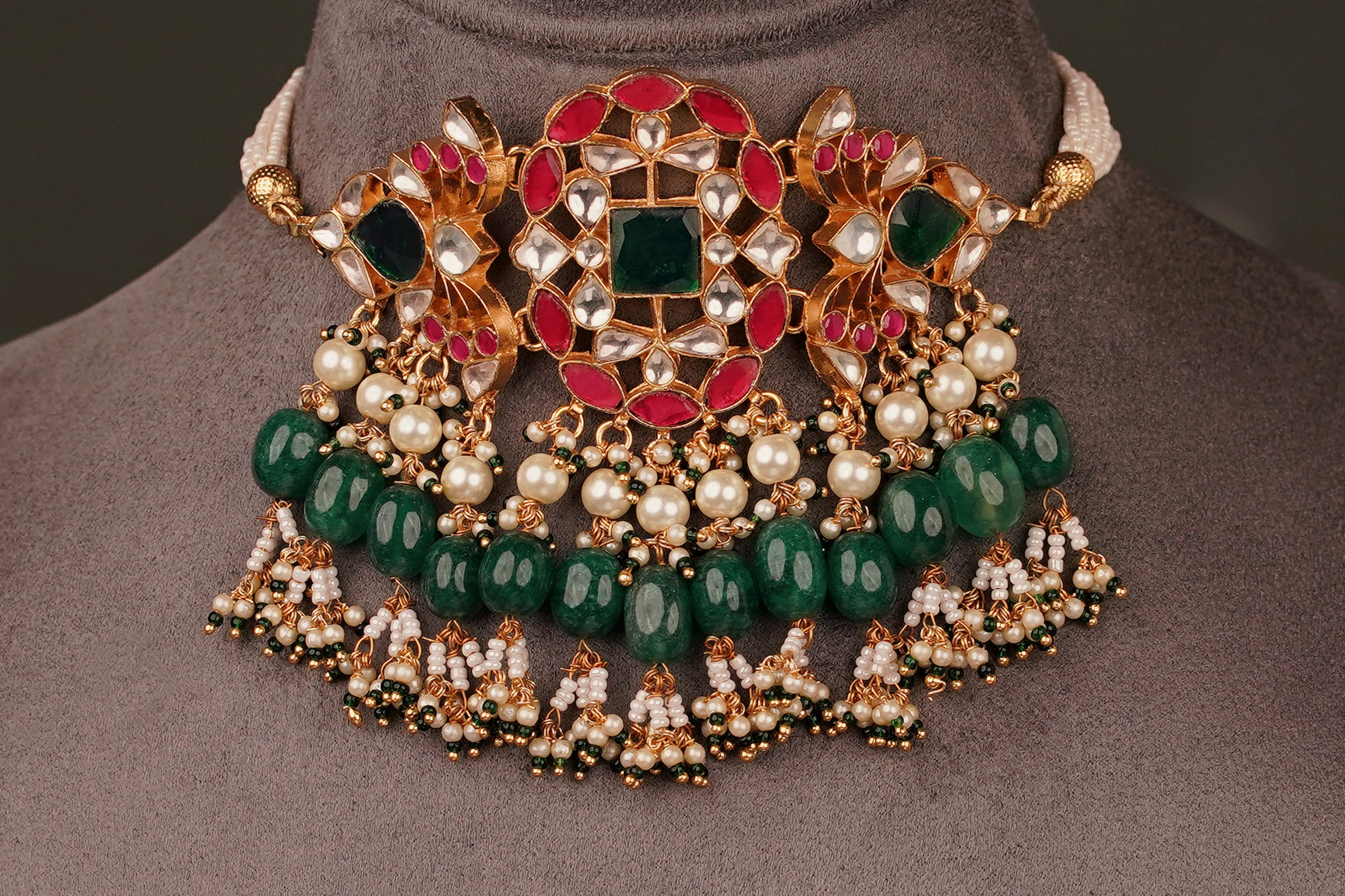 Shalu Choker Set(KC20) - Pure Allure