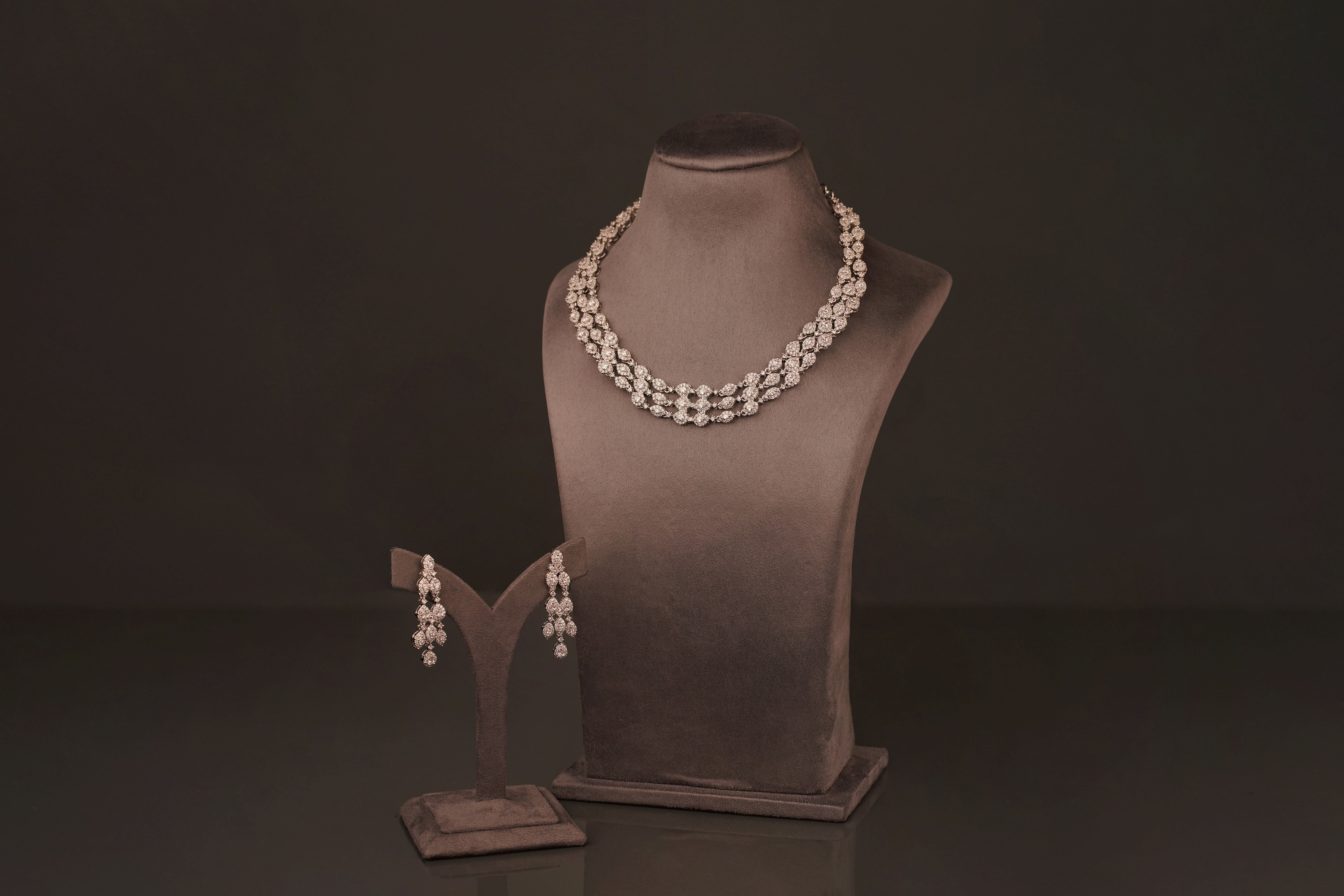 Elza Necklace Set (ZN01) - Pure Allure