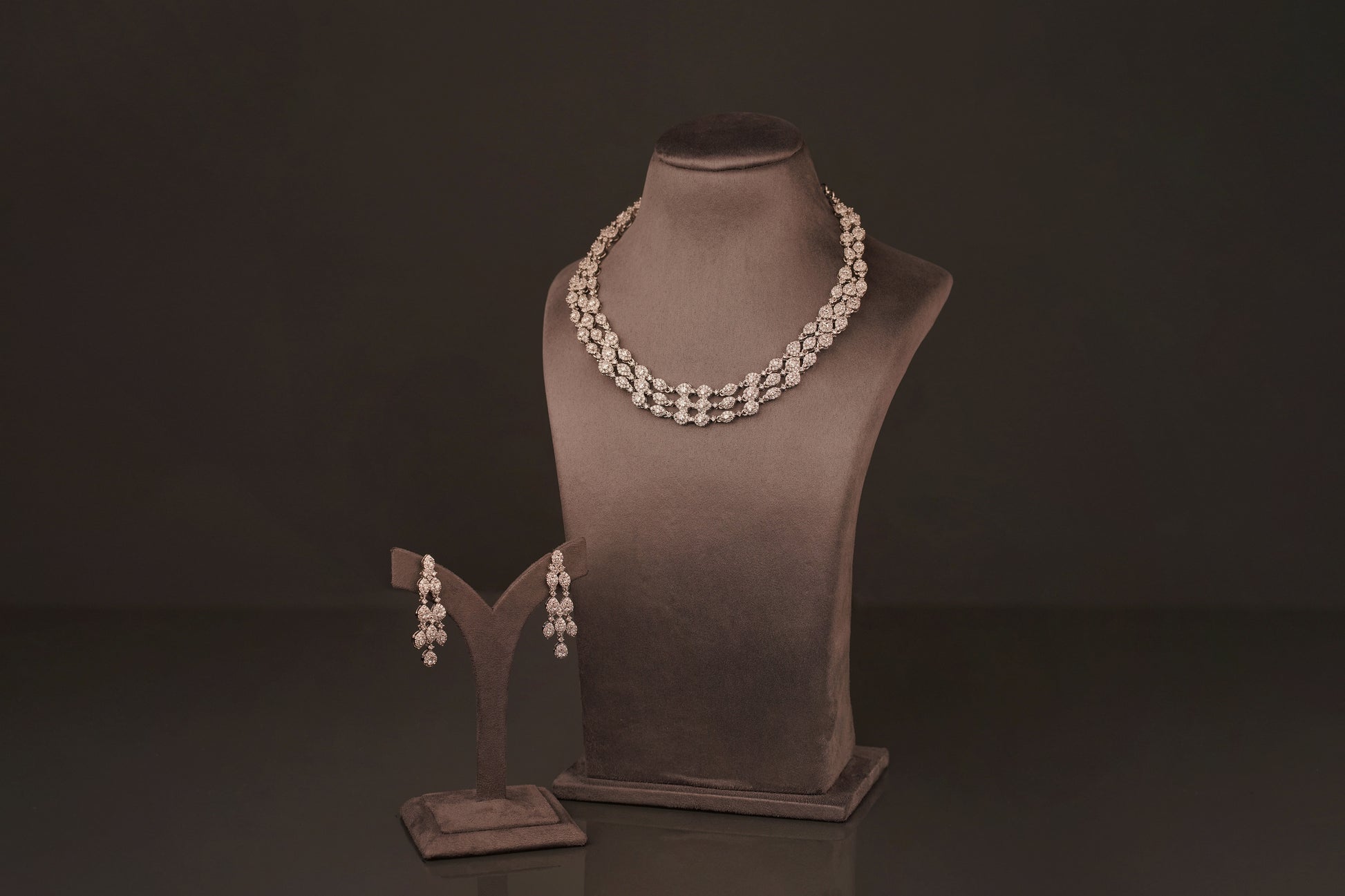 Elza Necklace Set (ZN01) - Pure Allure
