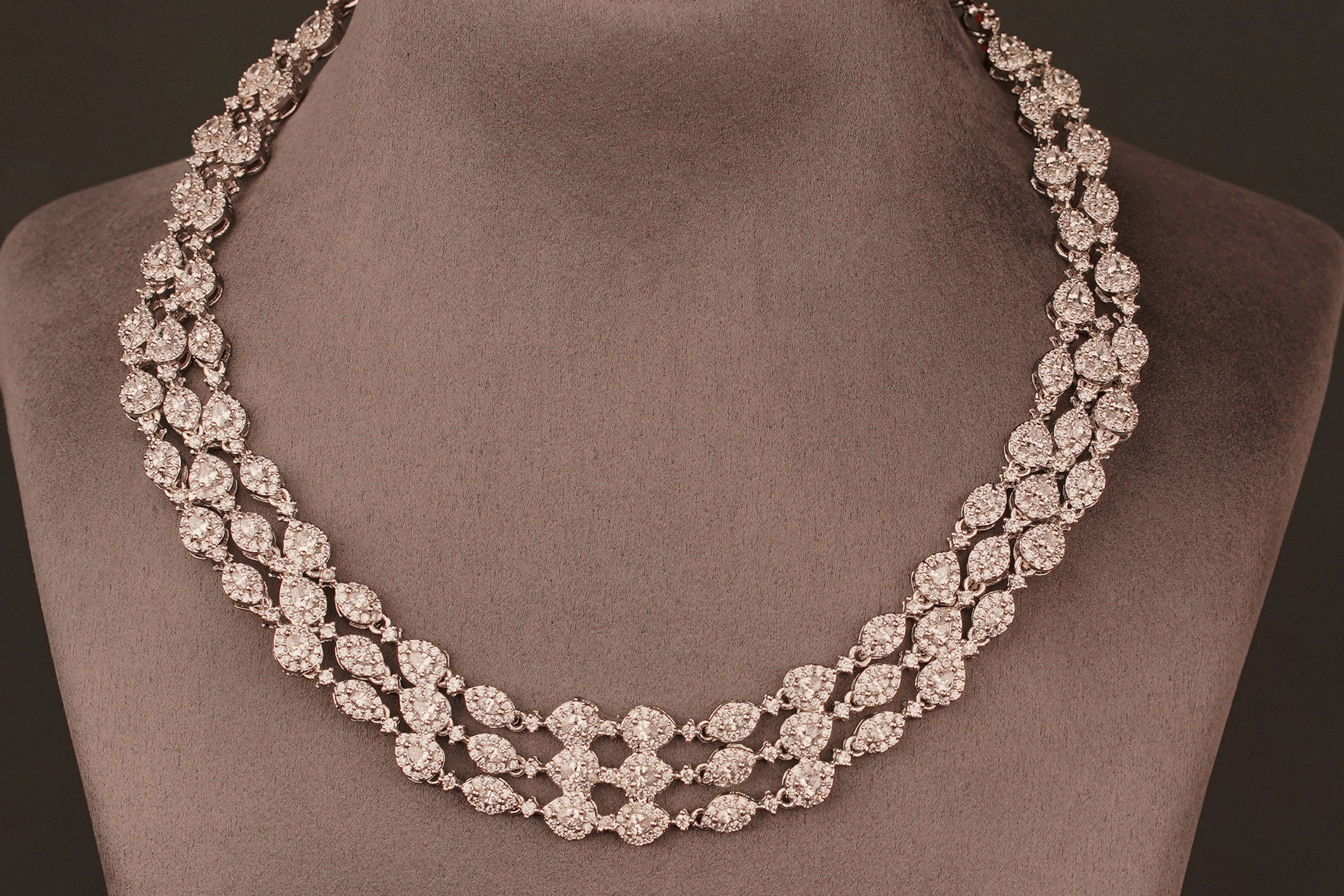 Elza Necklace Set (ZN01) - Pure Allure