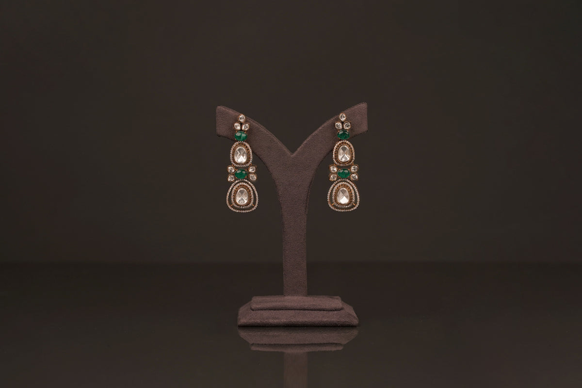 Saira Polki Necklace Set(PN22) - Pure Allure