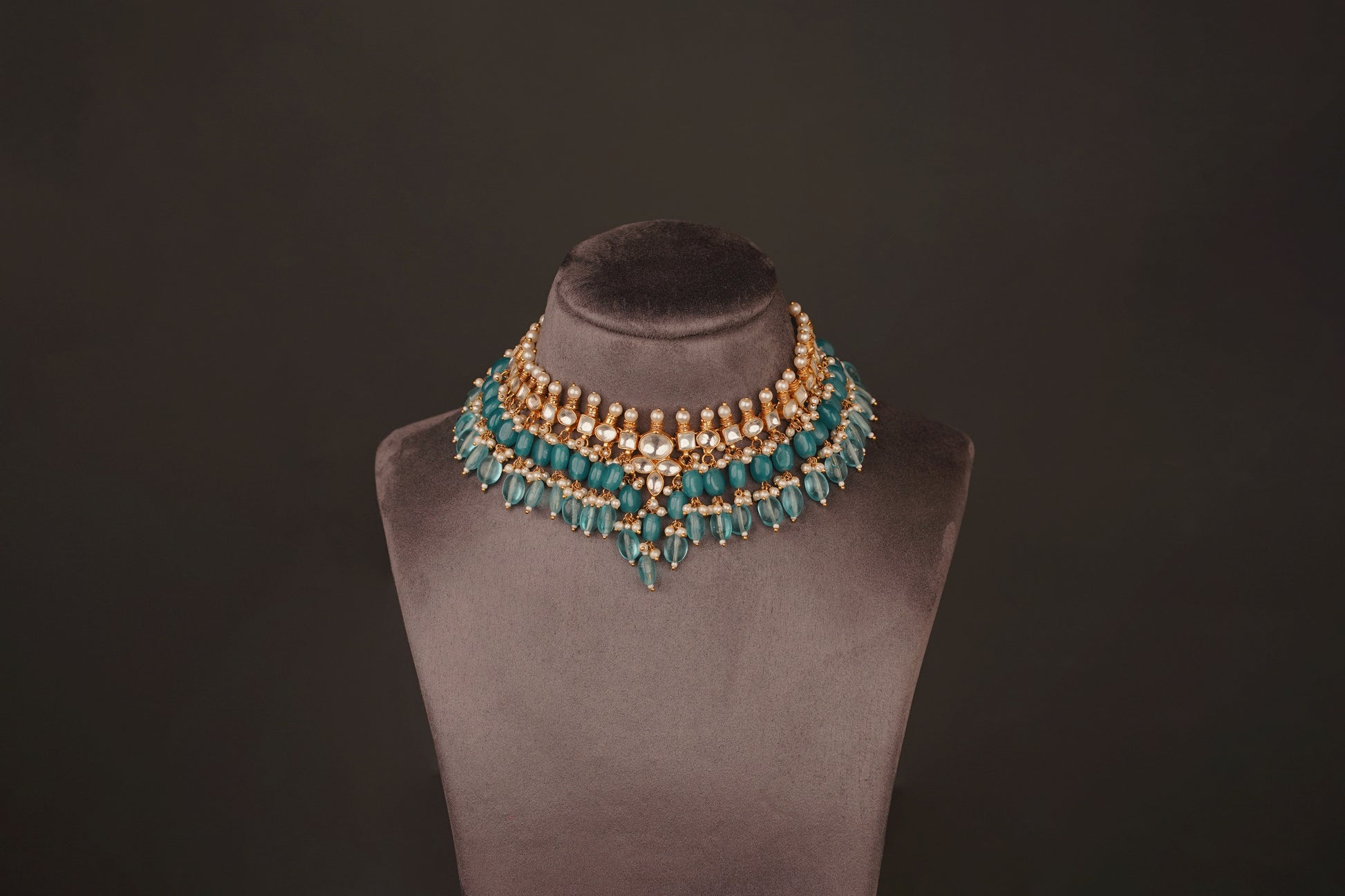 Pauravi Necklace Set(KN60) - Pure Allure