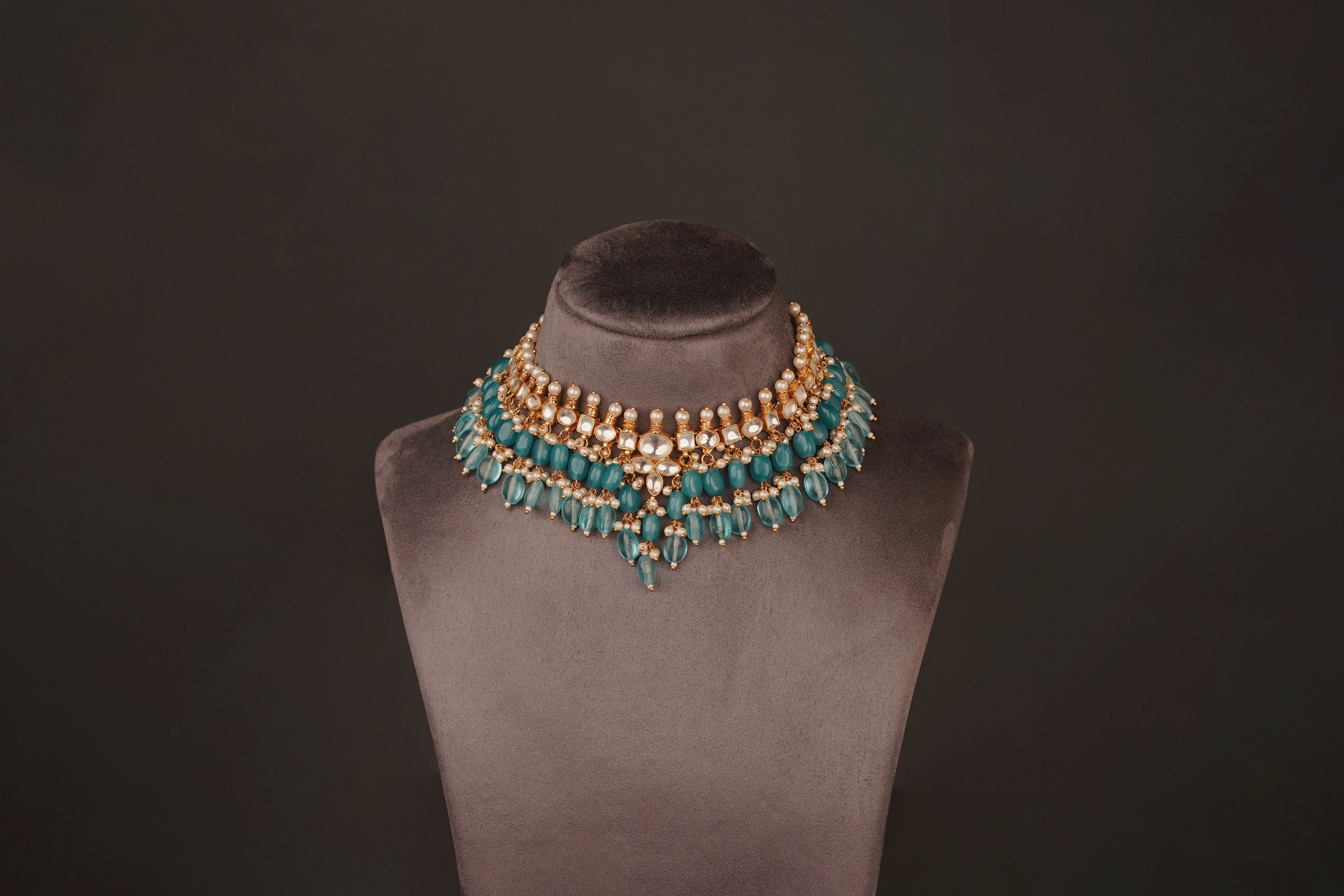 Pauravi Necklace Set(KN60) - Pure Allure