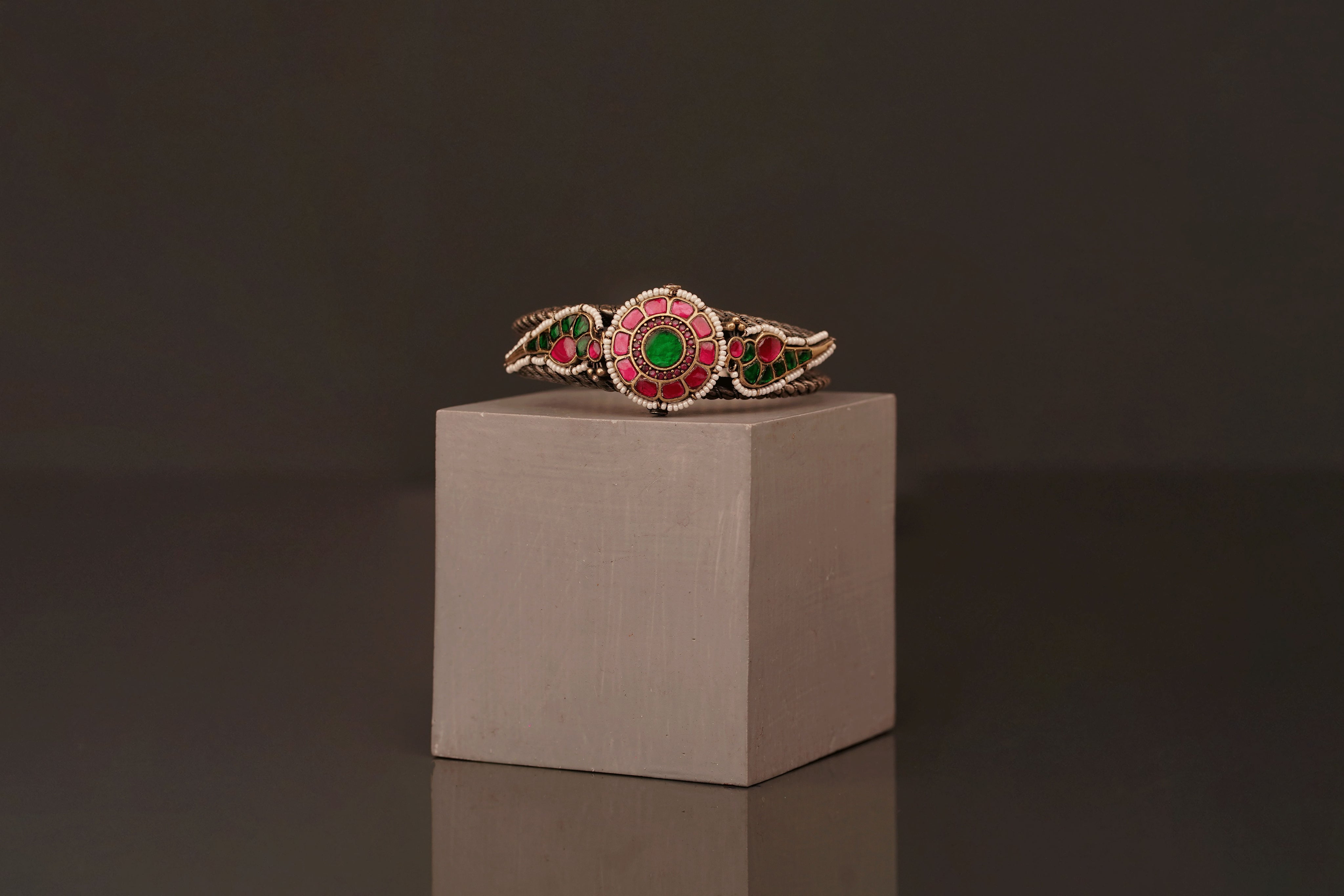 Amodini Statement Bangle(B72) - Pure Allure