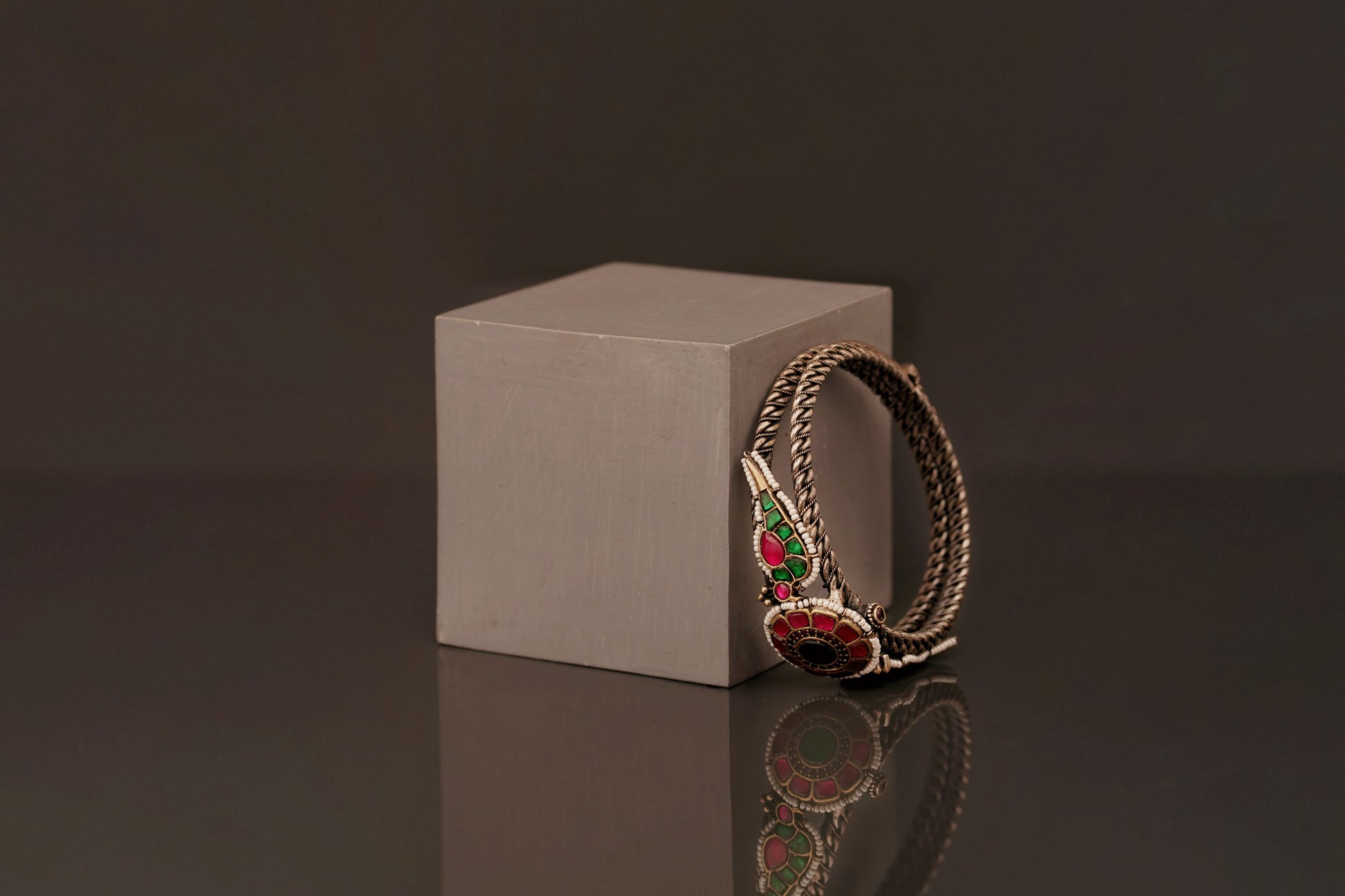 Amodini Statement Bangle(B72) - Pure Allure