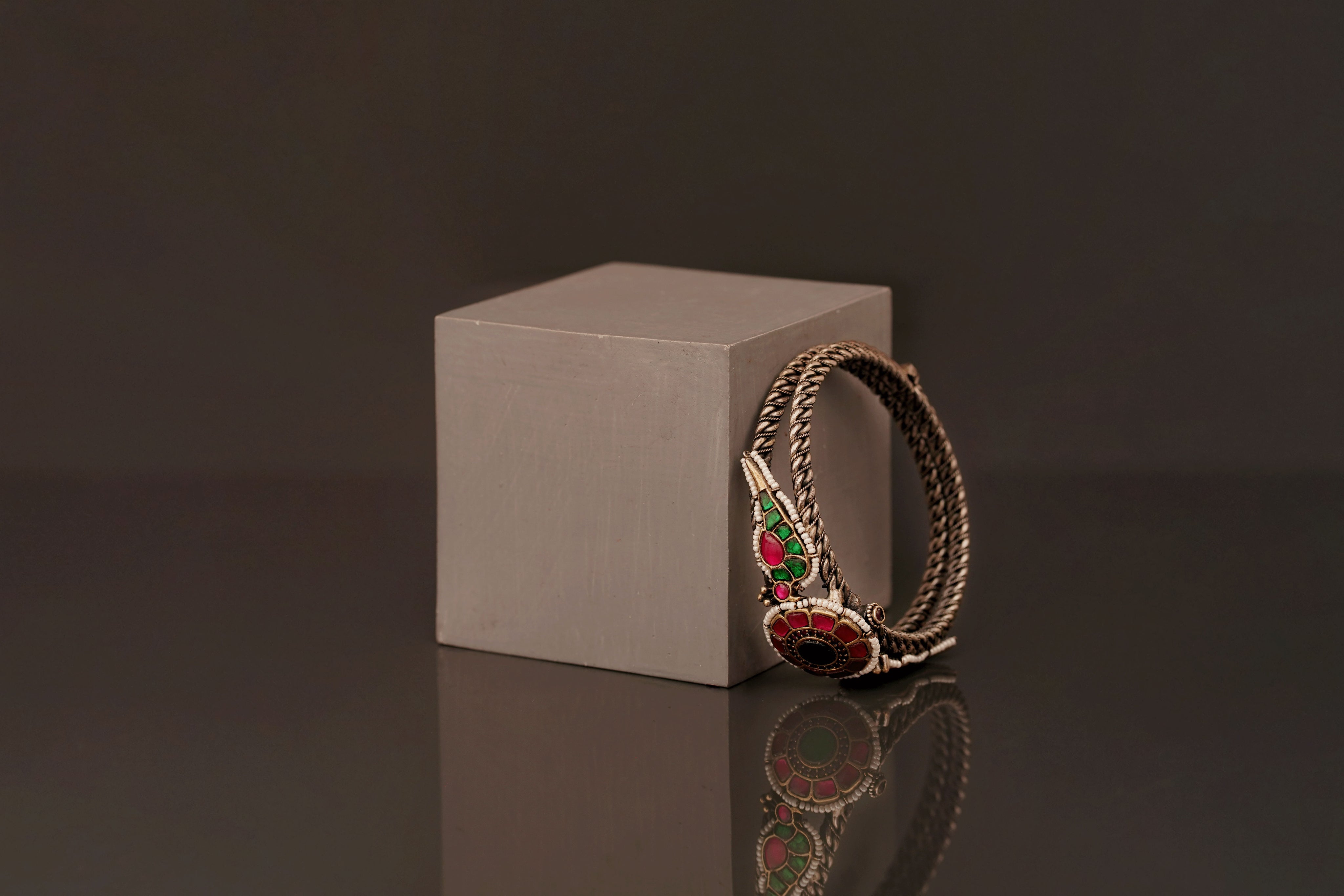 Amodini Statement Bangle(B72) - Pure Allure