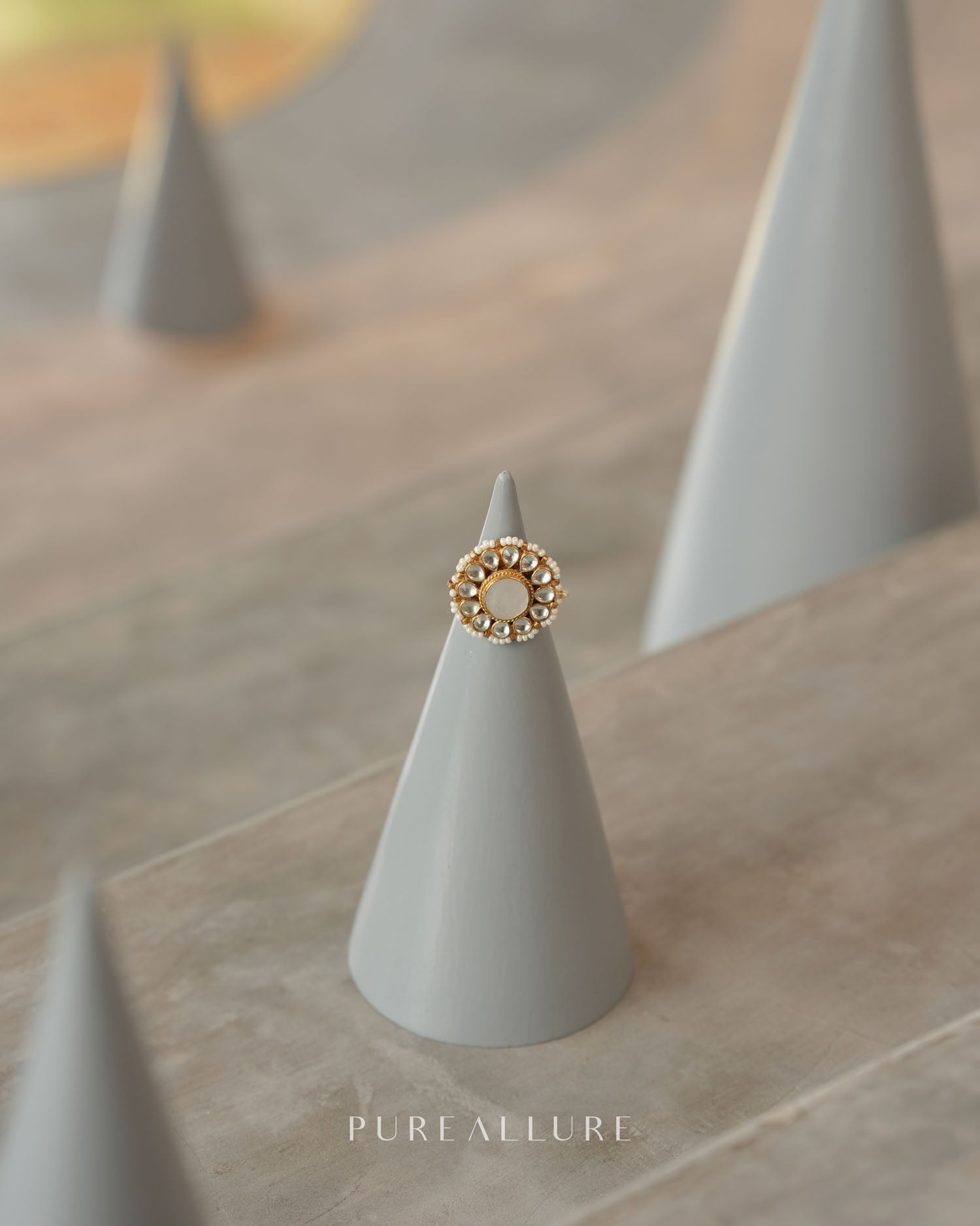 Kundan Finger ring(KR20)
